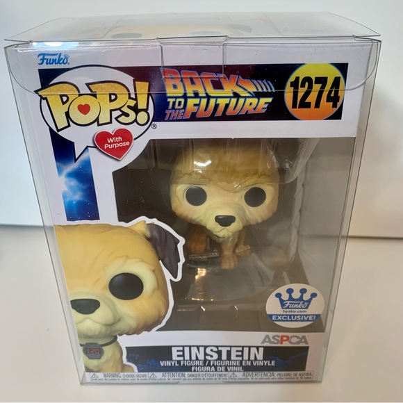 Funko Pop! Einstein Back to the Future 1274. ASPCA exclusive funko pop - Picture 7 of 7